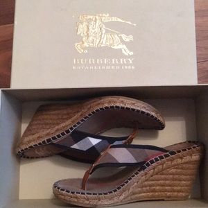 Authentic Burberry slippers